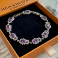 Náramek Iridessa Violetthorn | Bílé zlato