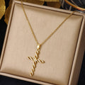 Náhrdelník Crystal Twist Cross | Zlato
