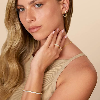 Náušnice Adella Chain | Zlato