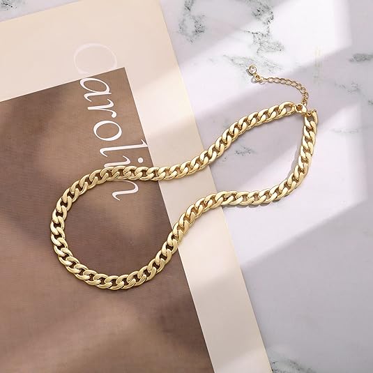 Chunky Cuban Link Necklace | Zlato