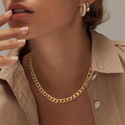 Chunky Cuban Link Necklace | Zlato