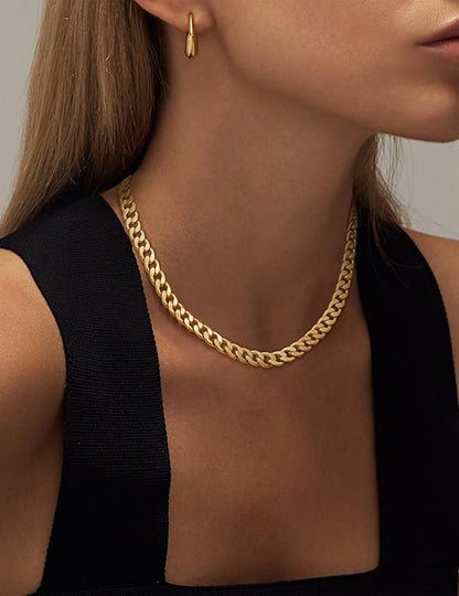 Chunky Cuban Link Necklace | Zlato