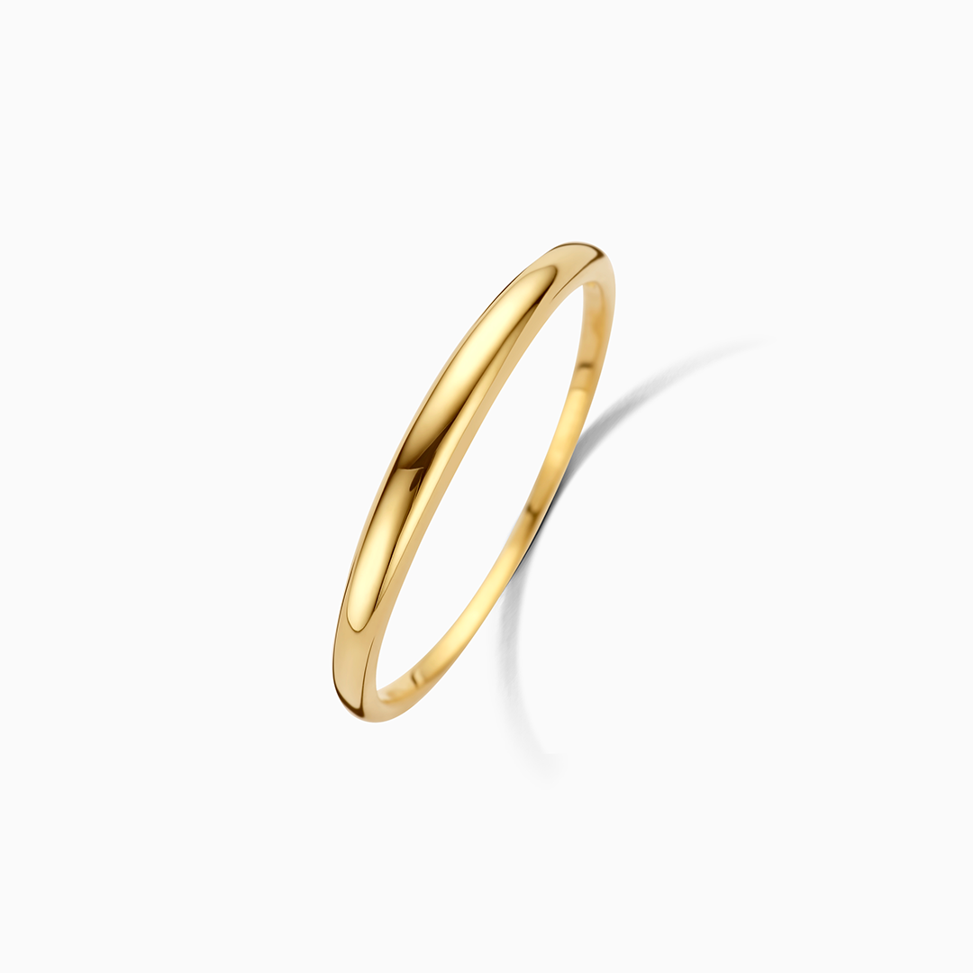 Slim Dome Ring | Zlato