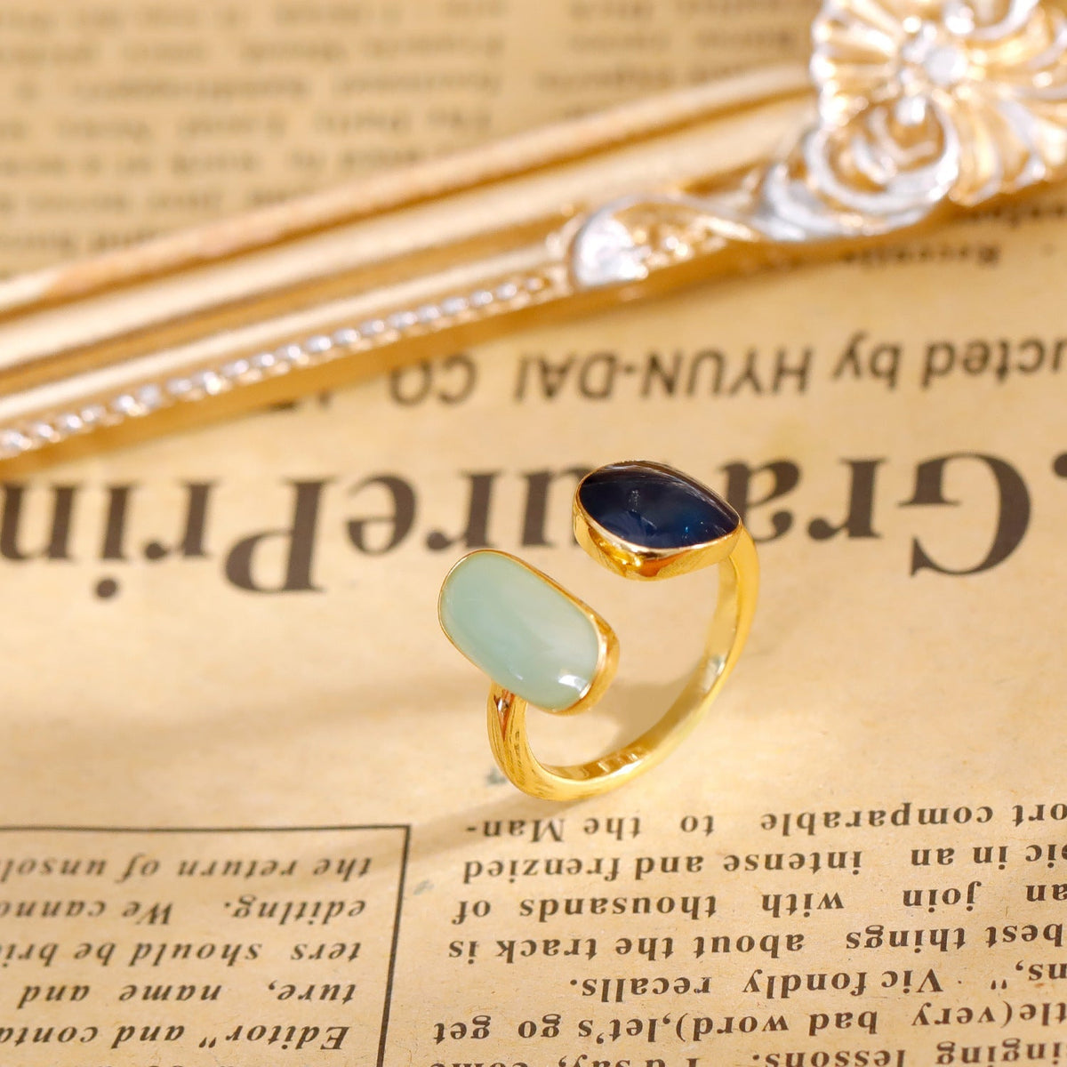 Kaelis Duo Wrap Ring | Zlato