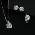 Elena Crystal Set | Bílé zlato