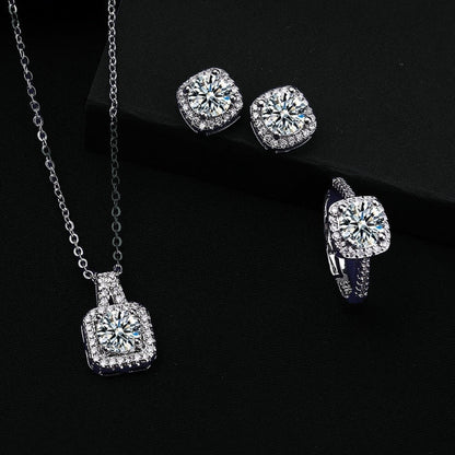Elena Crystal Set | Bílé zlato