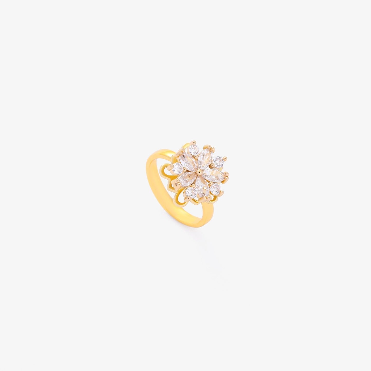 Flora Accent Spinning Ring | Zlato