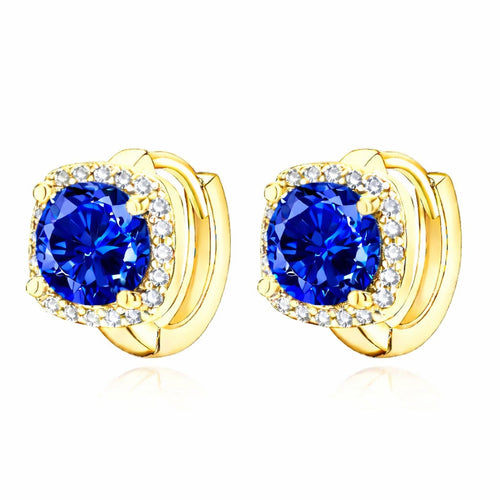 Náušnice Nadine Sapphire | Zlato