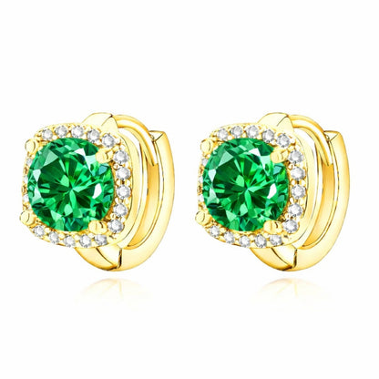Náušnice Nadine Emerald | Zlato